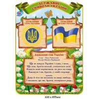 Стенд символіка в райдужному оформленні
